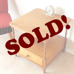 Nathan/ネイサン・サイドテーブル・チーク/ビンテージ