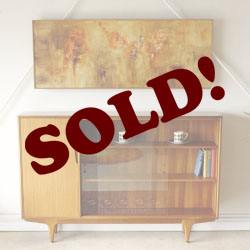 マッキントッシュ・サイドボード・ビンテージ・チーク・本棚・イギリス