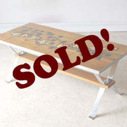 タイル・コーヒーテーブル・デンマーク・ビンテージ・北欧・センターテーブル