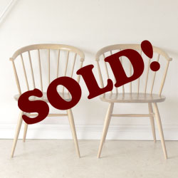 アーコール・ERCOL・アームチェア・カウホーン・アンティーク・ビンテージ・北欧