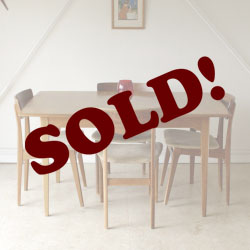 イギリス・ダイニングテーブル・ビンテージ・アンティーク・alfled cox・チーク