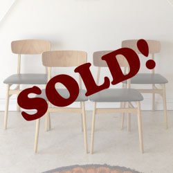 イギリス・ダイニングチェア・４脚セット・ミッドセンチュリー・ビンテージ・アンティーク