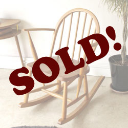 ERCOL・アーコール・ロッキングチェア・アームチェア・イギリス・ビンテージ・アンティーク