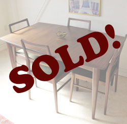 イギリス・ダイニングセット・エクステンション・ビンテージ・アンティーク・HarrisTweed