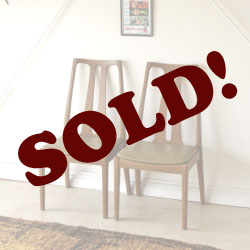 ネイサン・NATHAN・ダイニングチェア・２脚セット・チーク・ビンテージ・アンティーク