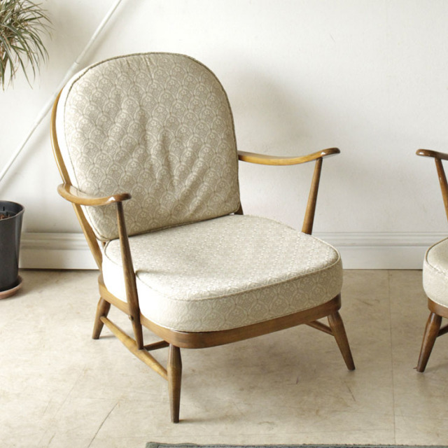 アーコール・ERCOL・イージーチェア・ソファ・一人掛け・アンティーク・ビンテージ