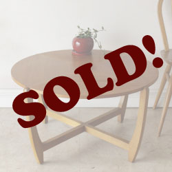 ネイサン・NATHAN・ラウンド・円形・コーヒーテーブル・ビンテージ・チーク・アンティーク・ミッドセンチュリー・北欧デザイン・家具