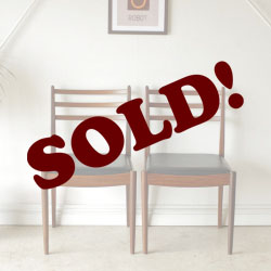 ジープラン・ダイニングチェア・２脚セット・ビンテージ・チーク・北欧・アンティーク