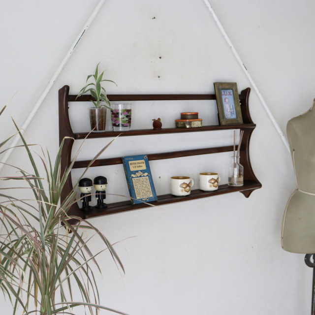 アーコール（ERCOL）製ビンテージのウォールラック