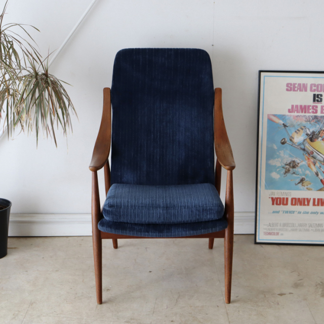 デンマーク（Peter Hvidt & Orla Molgaard-Nielsen）製ビンテージのイージーチェア