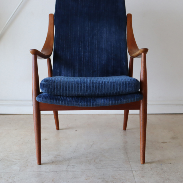 デンマーク（Peter Hvidt & Orla Molgaard-Nielsen）製ビンテージのイージーチェアの座面