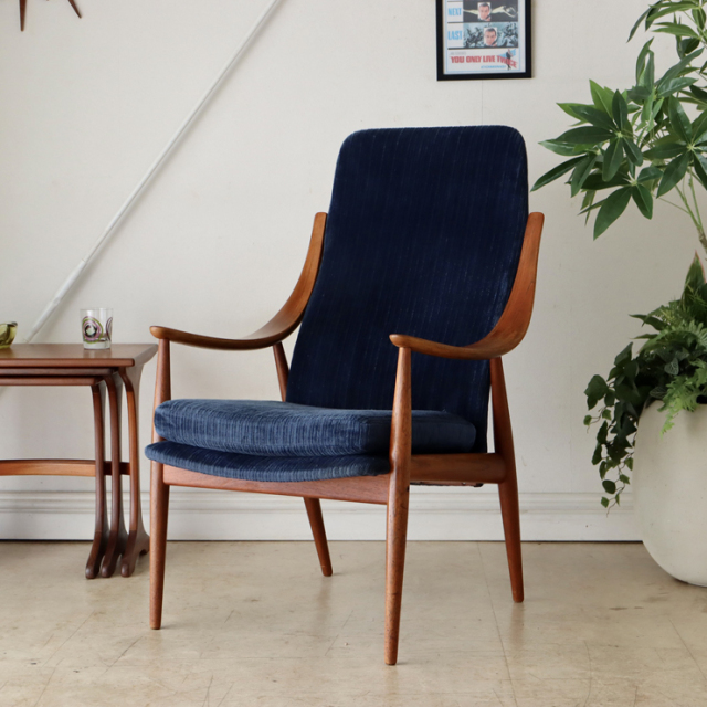 デンマーク（Peter Hvidt & Orla Molgaard-Nielsen）製ビンテージのイージーチェア