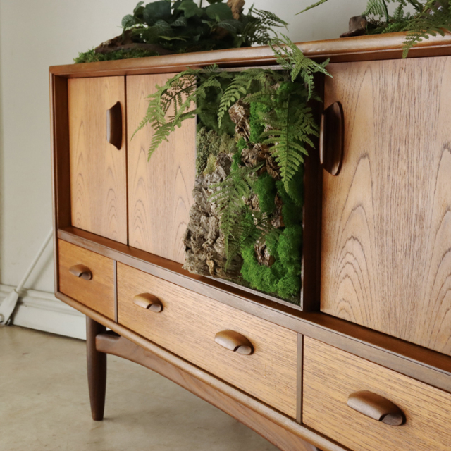 ジープラン（G-plan）製ビンテージの植栽サイドボード