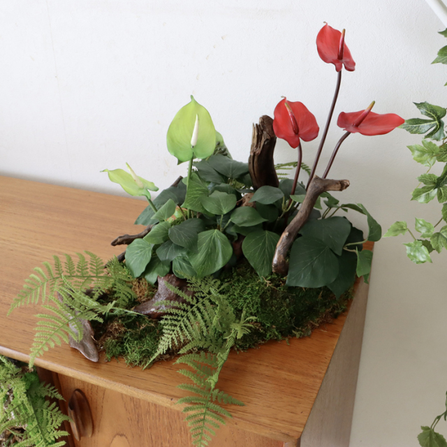 ジープラン（G-plan）製ビンテージのサイドボード　植栽