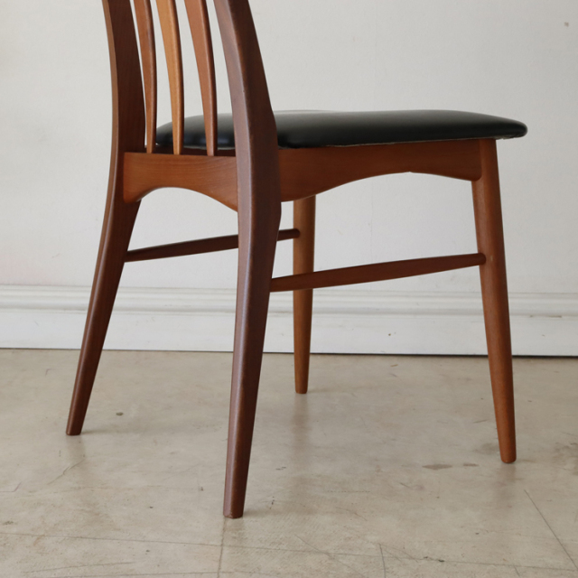 デンマーク Niels Koefoed EVA ダイニングチェア チーク材 ① チェア/Niels Koefoed/EVA chair【2309-0269】 - 北欧家具tanuki