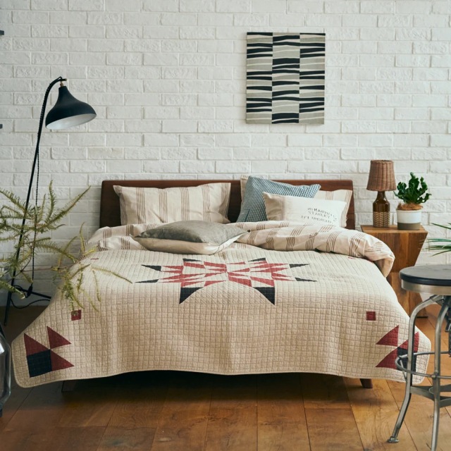 美品 BASSHU パッチワーク キルト ブランケットキルトラグ ペンドルトン Patchwork Quilt – tagged 