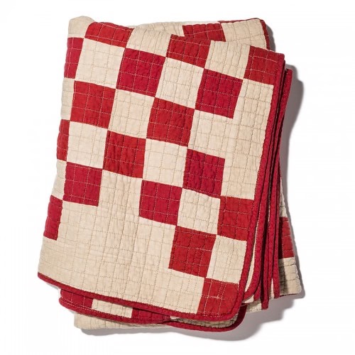 Basshu】 Patchwork Quilt Cover / RED 商品番号【888019】