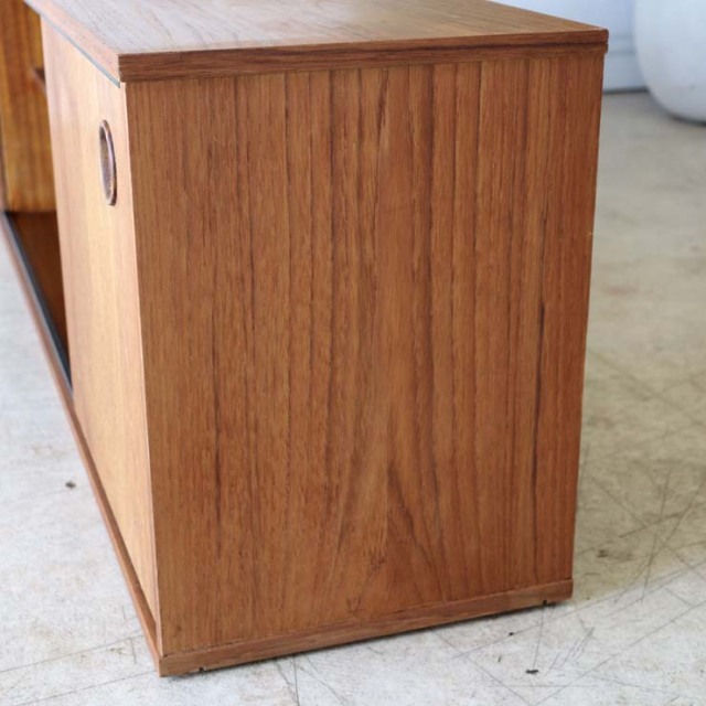 英国アンティークAVALON製サイドボード/木製チェスト/テレビ台(89-289