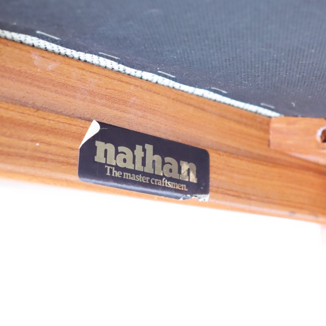 ネイサンNATHANのヴィンテージダイニングチェア。チーク材。