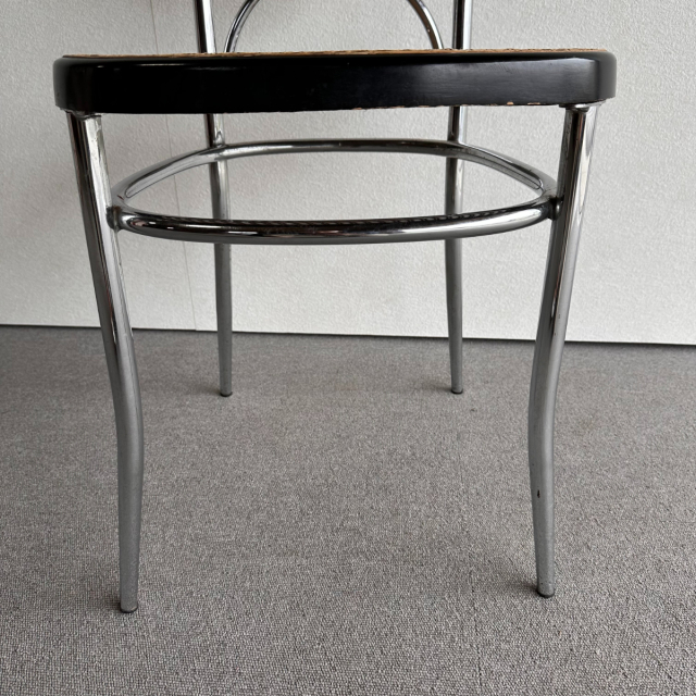 トーネットThonet NO. 17 クロム ハイバックダイニングチェア