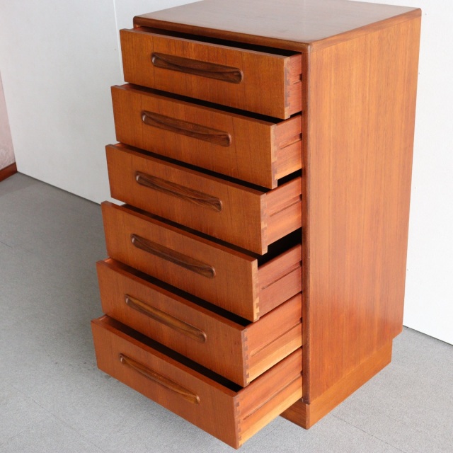 取手がレア！G PLAN 木製 5段引き出しラック 楽天市場】g－plan