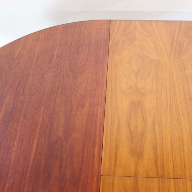 チーク材の円形のエクステンション可能なテーブル、23125