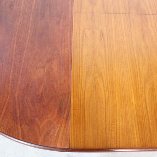 チーク材の円形のエクステンション可能なテーブル、23125