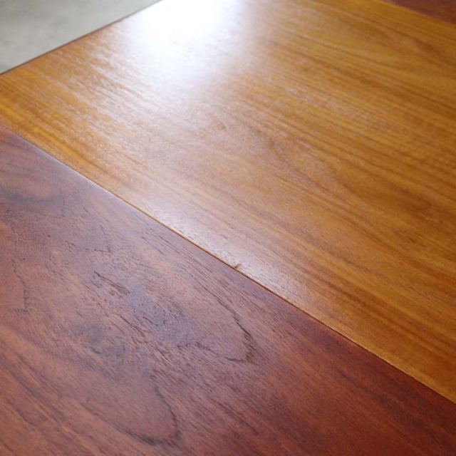 チーク材の円形のエクステンション可能なテーブル、23125