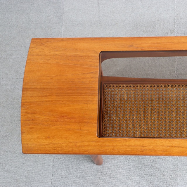 英国ヴィンテージのチーク材のコーヒーテーブル