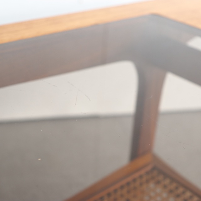 英国ヴィンテージのチーク材のコーヒーテーブル