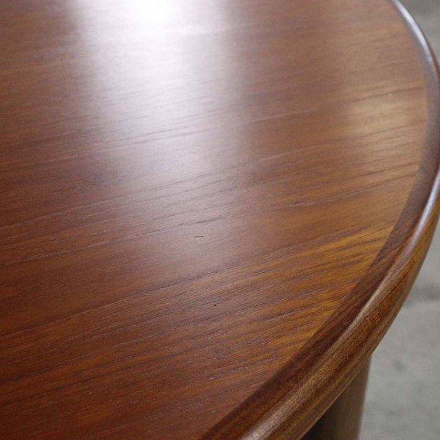 美品✨G-PLAN エクステンションテーブル ラウンド チーク材 フレスコ 英国 ジープラン（G-plan）フレスコダイニングテーブル