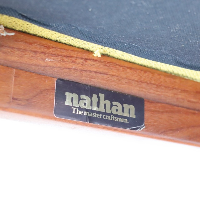 ネイサンNATHANのヴィンテージダイニングチェア。穏やかなチークの木目が美しい北欧ヴィンテージ。時間が磨いた艶が印象的。