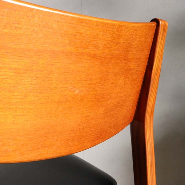 チーク材の英国ヴィンテージのダイニングチェア