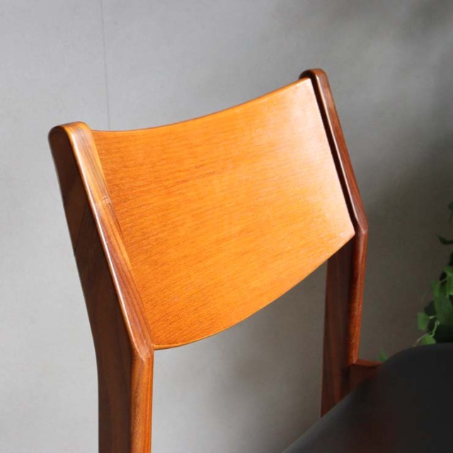 チーク材の英国ヴィンテージのダイニングチェア