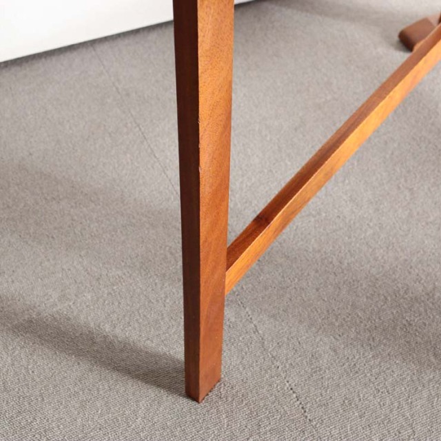 チーク材の英国ヴィンテージの折りたたみダイニングテーブル