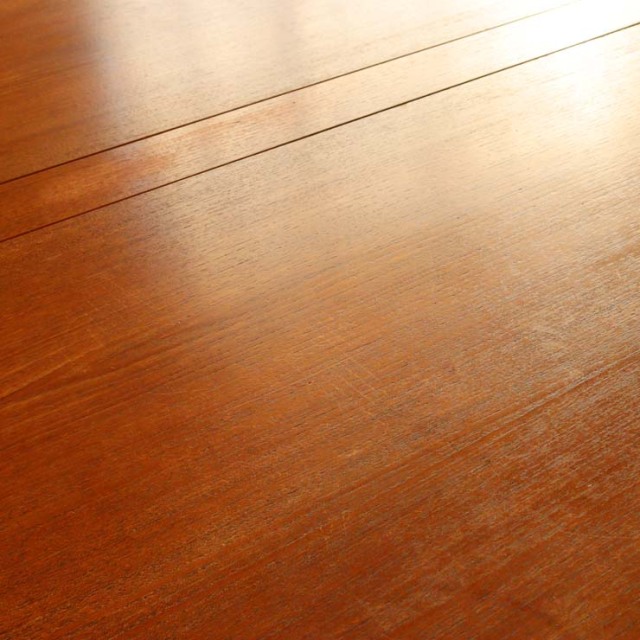 チーク材の英国ヴィンテージの折りたたみダイニングテーブル