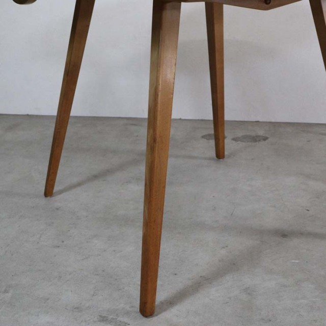 英国製アーコールのヴィンテージダイニングテーブル、両端の天板は折りたたみ可能、ナチュラルカラーの木目が美しい天板。24139