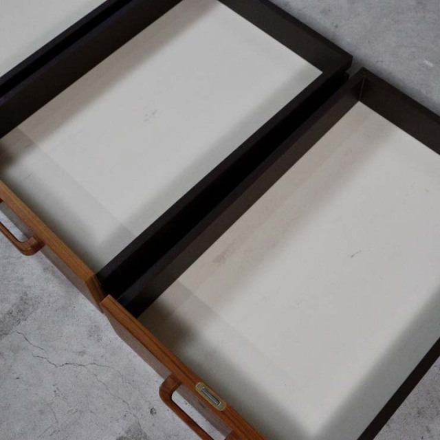 デンマーク製のヴィンテージデスク。左側に引出し3段あり。23009