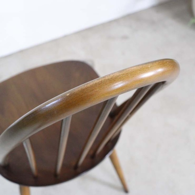 アーコール（ERCOL）クエーカーチェア【ブラウン】 商品番号【23136a】