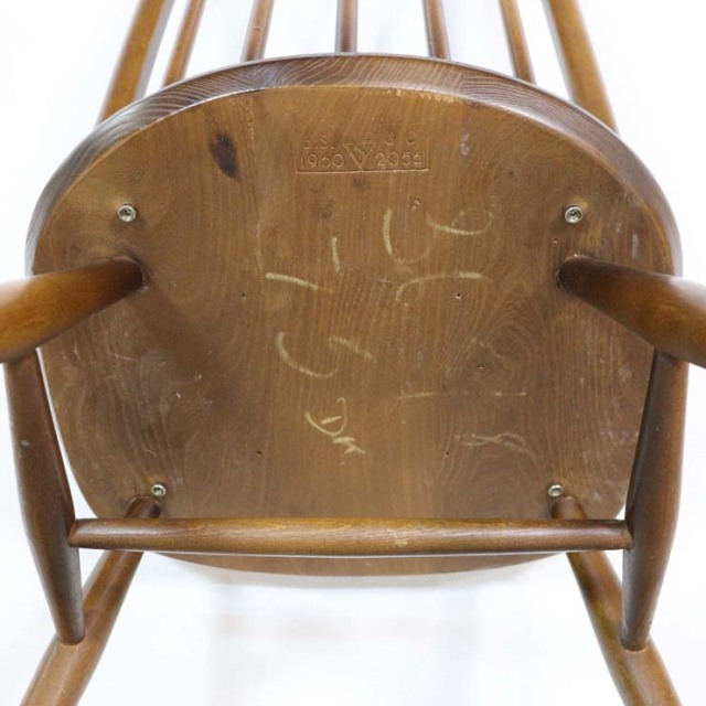アーコール（ERCOL）クエーカーチェア【ブラウン】 商品番号