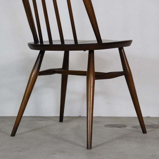 イギリス ERCOL クエーカーチェア ダークブラウン イギリス