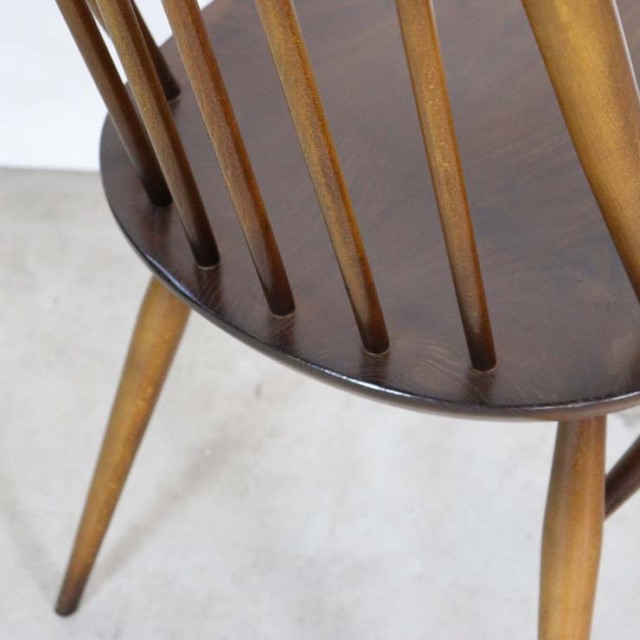 アーコール（ERCOL）クエーカーチェア【ブラウン】 商品番号【23136b】