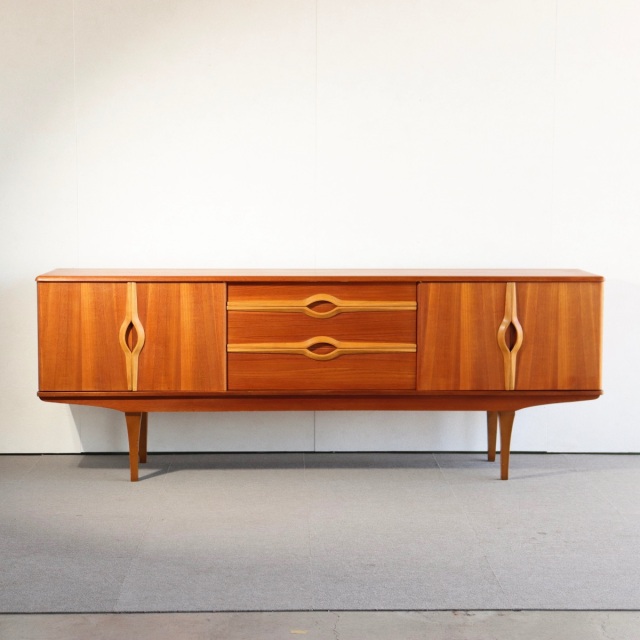 88445☆STONEHILL サイドボード リビングボード AVボード 88445