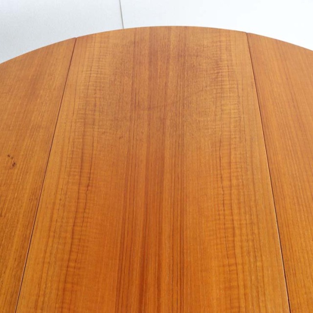 折りたたみ可能なヴィンテージの円形ダイニングテーブル、24058