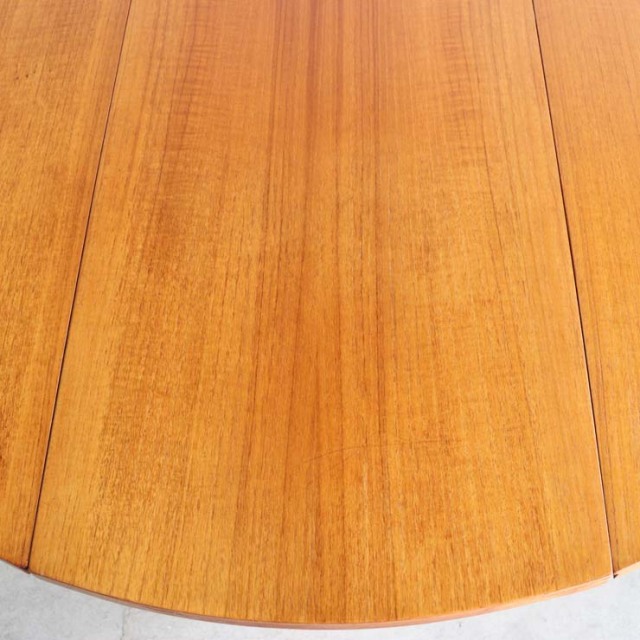 折りたたみ可能なヴィンテージの円形ダイニングテーブル、24058