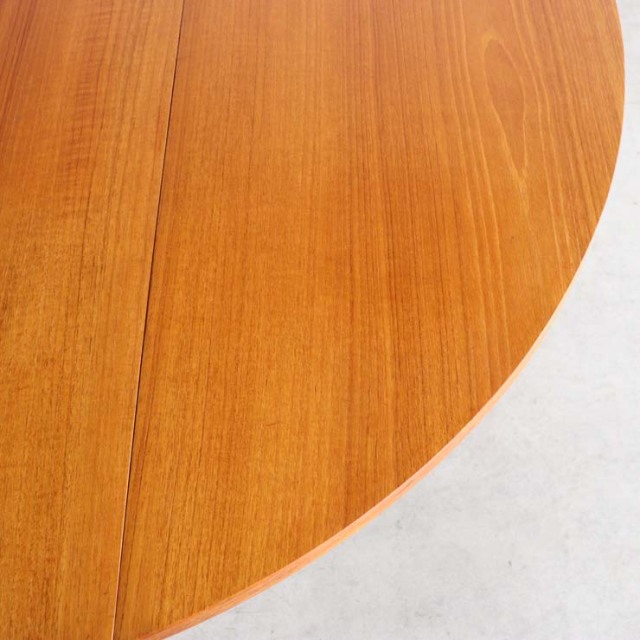 折りたたみ可能なヴィンテージの円形ダイニングテーブル、24058