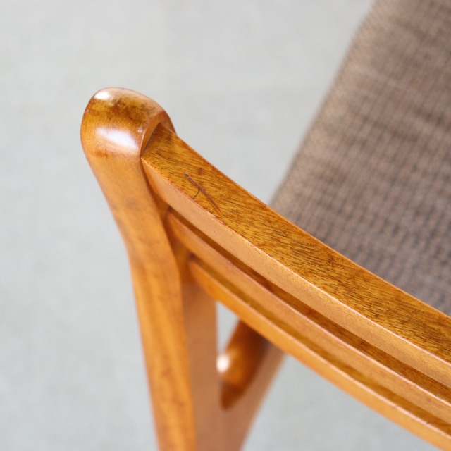 英国アンティーク ダイニングチェア 【張替済】 張替済ダイニング