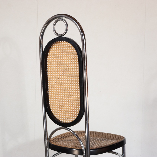 トーネットThonet NO. 17 クロム ハイバックチェア 送料込 2脚目以降割引有