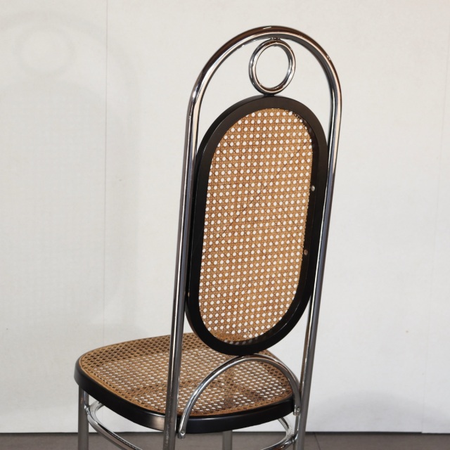 トーネットThonet NO. 17 クロム ハイバックチェア 送料込 2脚目以降割引有