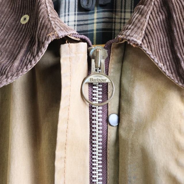 Barbour Solway Zipper 2CROWN ブラウン オイル抜きクリーニングand